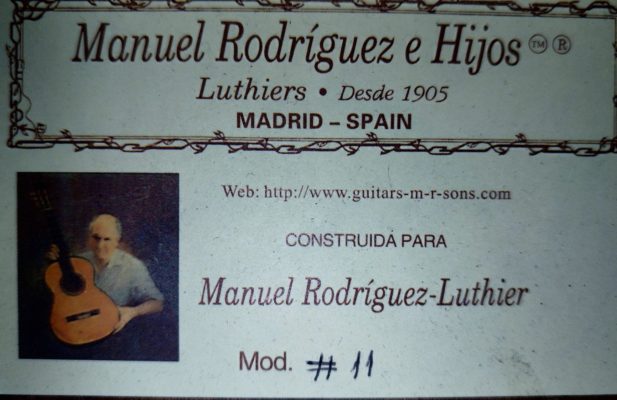 گیتار manuel rodriguez